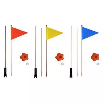 1 шт., вымпел безопасности, делимый, 120 см/180 см, велосипедный флаг для мальчиков и девочек, велосипедный беговел оранжевый