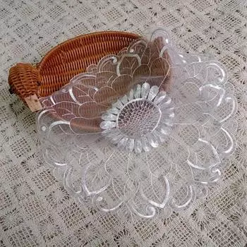 1 шт. вышитый кружевной узор кружевная деталь - белое полупрозрачное красивое платье вышитый вырез дизайн деталь швейные принадлежности Sunflower