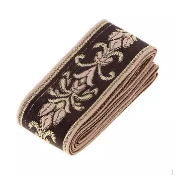 1 шт., вышивка, этническая кружевная лента, жаккардовая ткань, швейная лента 3CM