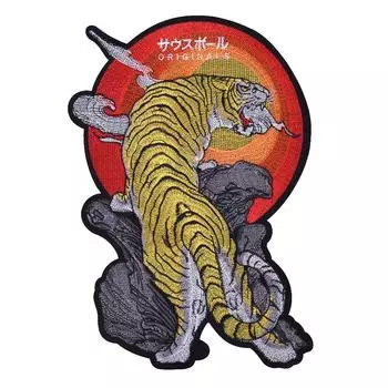 1 шт., вышивка тигра, аппликация, железные нашивки для одежды, куртки, аксессуары для рукоделия, шитья