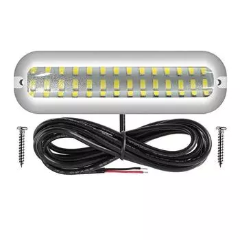 1 шт., высокая яркость, судовой свет, яхтенный свет, 42 светодиода, подводный свет, 10-30 В, водонепроницаемый, из нержавеющей стали, судовой подводный свет красный