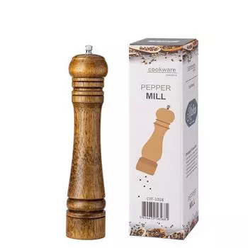 1 шт., высококачественные кухонные инструменты, деревянная ручная 13-дюймовая соляная мельница, мельница для перца, перечница