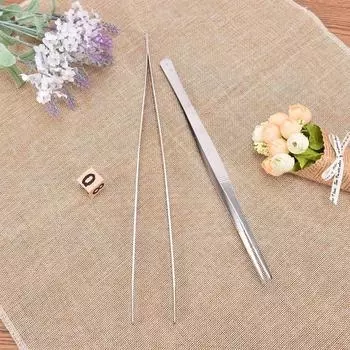 1 шт., высококачественные медицинские инструменты, анти-йодные длинные щипцы из нержавеющей стали, пинцеты, пескоструйная обработка 14cm