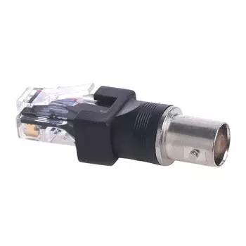 1 шт. высококачественный черный разъем BNC Female Jack To Rj45 Male Plug Rf адаптер коаксиальный разъем