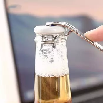 1 шт. высококачественный консервный нож из нержавеющей стали, отличный инструмент для кемпинга, пикников, путешествий и домашней кухни для открывания крышек банок/консервных банок