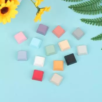 1 шт. Xda1X многоцветный PBT Mx крестообразный однотонный колпачок для клавиатуры светло-серый