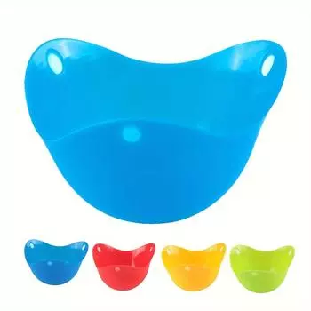 1 шт. Яйцеварка из термостойкого силикона, антипригарная яйцеварка, силиконовая яйцеварка. синий