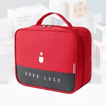 1 шт. Ящик для хранения лекарств, портативная бытовая сумка для оказания первой помощи, ручные медицинские сумки для путешествий, классификация аптечка для хранения лекарств красный