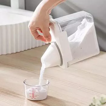 1 шт. Ящик для хранения стирального порошка для ванной комнаты, прозрачная акриловая коробка для ежедневного использования