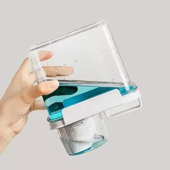 1 шт. Ящик для хранения стирального порошка для ванной комнаты, прозрачная акриловая коробка для ежедневного использования