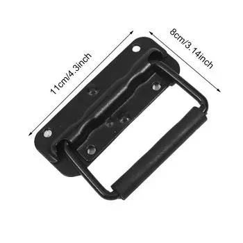 1 шт. Ящик для инструментов Пружинная складная ручка Инструмент Креативный Сверхпрочный Сундук Шкаф Накладная Пружинная ручка 110mm