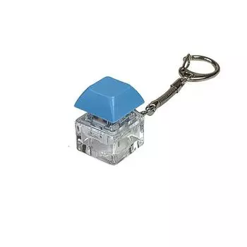 1 шт. забавная кнопка нажатия брелок механический переключатель ключ крышка подвеска брелок пластик