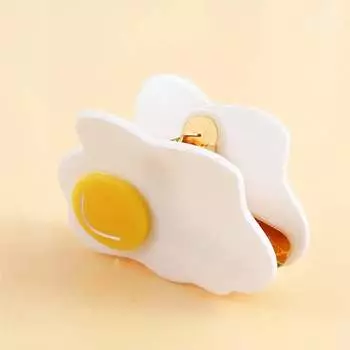 1 шт. Забавная заколка для волос, девичье сердечко, маленький предмет, аксессуары для волос, милый мешочек, заколка-краб для волос в виде яйца