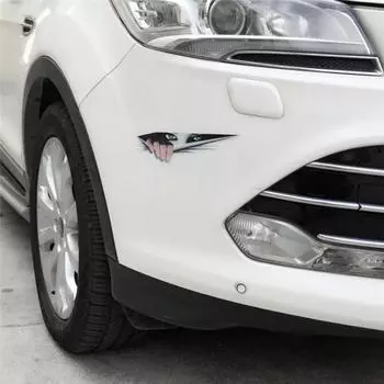 1 шт. забавные 3D-наклейки на заднее стекло автомобиля декоративные водонепроницаемые наклейки ПВХ A