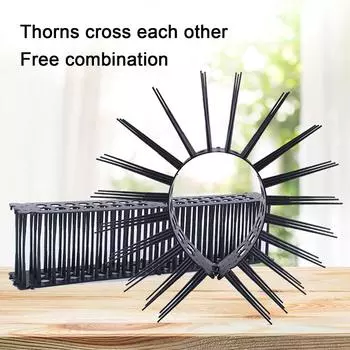 1 шт. забор с шипами для птиц, стена для птиц, анти-голубь, шип, борьба с вредителями, сад чёрный