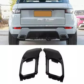 1 шт. задний бампер, накладка на выхлопную трубу для Land Rover Range Rover Evoque 2010 2011 2012 2013 2014 2015 2016 2017 2018 left side