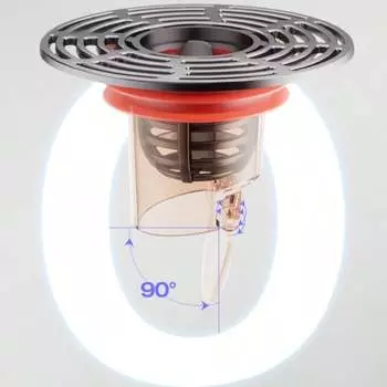 1 шт. заглушка для слива в ванной комнате, большой фильтр, препятствующий появлению запаха, артефакт для канализации в ванной, заглушка для защиты от летающих насекомых one-size серебряный