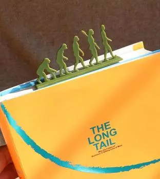 1 шт. закладка «Эволюция» для чтения делает маркер для книги процесс держателем страниц уникальным подарком для чтения