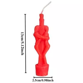 1 шт., заклинательная свеча, эзотерические духовные свечи, пара, любовные ритуальные свечи красного цвета для мужчин и женщин, религиозные