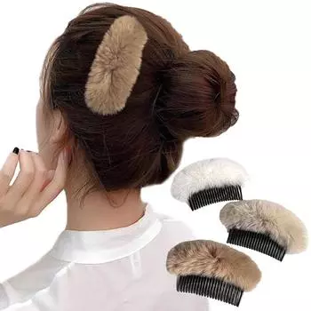 1 шт. заколка для волос кролика аксессуары для волос зимняя плюшевая заколка для волос осень