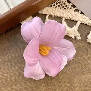 1 шт. заколка для волос с имитацией цветка тюльпана для весны и лета для отпускного фото, головной убор для фото, темпераментный головной цветок, боковая заколка