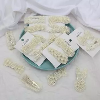 1 шт., заколка для волос с искусственным жемчугом, головной убор, коготь для волос для женщин, девушек, макияж, заколки для волос, аксессуары для волос, зажим для ванны в форме краба, головной убор