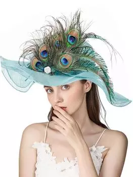 1 шт. заколка для волос с перьями павлина, милая ретро-заколка для карнавала и вечеринки, костюм, красивый декор, заколка для волос, заколка для волос для вечеринки, свадьбы, представления, ретро-декор