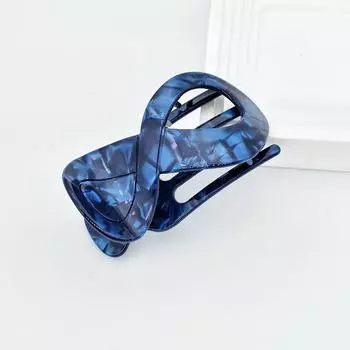 1 шт. заколка для волос с уксусной кислотой, заколка-краб в виде восьмерки для женщин с тонкими волосами и полусобранными волосами на затылке, завивающая восьмерка-утка Size fits all