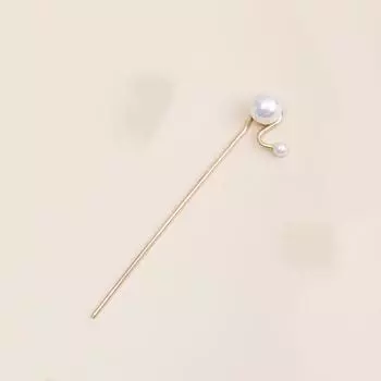 1 шт. заколка для волос с жемчугом, простая современная заколка, артефакт, новая заколка, аксессуары для волос Size fits all