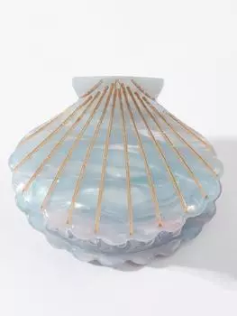 1 шт. Заколки для волос «Ракушка» простые, заколка-краб для пучка на затылке, ацетатная пластина, головной убор, милое украшение для волос с челкой Size fits all