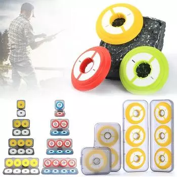 1 шт. Закрытая намоточная доска, инструмент, силиконовая/пенная основная шпуля, ящик для хранения лески, рыболовные принадлежности 2 Spindle-Foam Roller