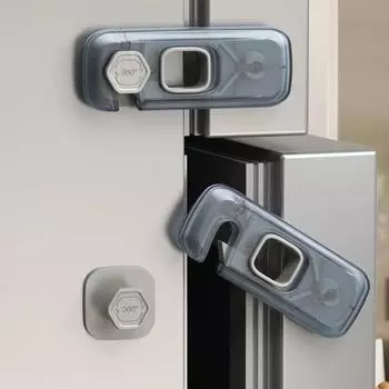 1 шт., замок для холодильника, дверной замок для морозильника, замок для малышей, детский шкаф, замок безопасности для безопасности ребенка