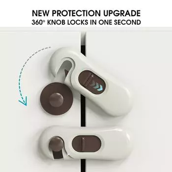 1 шт., замок для холодильника, дверной замок для морозильника, замок для малышей, детский шкаф, замок безопасности для безопасности ребенка зелёный