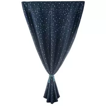 1 шт., занавеска Aoresac для дома, горячая серебряная звезда, затемняющая двухсторонняя ткань на липучке для дома 60cm * 150cm розовый