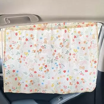 1 шт., занавеска на присоске, солнцезащитный козырек на окно автомобиля, мультяшный универсальный солнцезащитный козырек на боковое окно, защита от ультрафиолета для детей