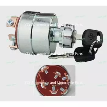 1 шт. Запчасти для вилочного погрузчика, переключатель зажигания JK406C для HANGCHA 20-30H CHINA