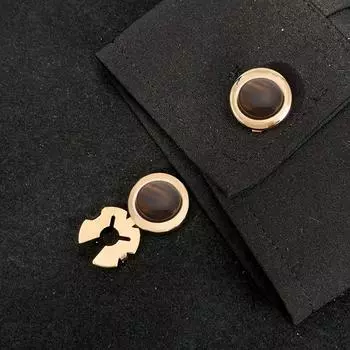 1 шт. запонки с пуговицами, сменные пуговицы, деловая медная основа, идеально подходит для свадеб, женщин, мужчин