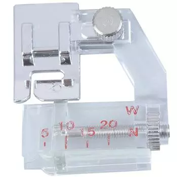 1 шт. защелкивающаяся регулируемая прижимная лапка для косой бейки для швейных машин