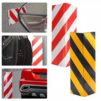 1 шт. Защита бампера двери автомобиля, внешняя защита от царапин, клейкая пена, предупреждающий знак, защита для парковки в гараже