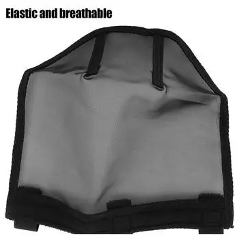 1 шт. Защита от комаров на нос лошади, черная сетка, дышащий головной убор, прочный чехол для носа скота, средства по уходу за лошадью чёрный