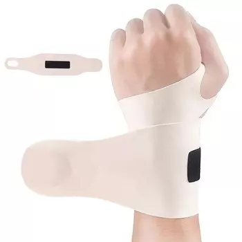 1 шт. защита запястья, подходит для обоих запястий с ультратонкой эластичной конструкцией, подходит для разрыва запястья, поддерживает и снимает боль в запястном канале чёрный