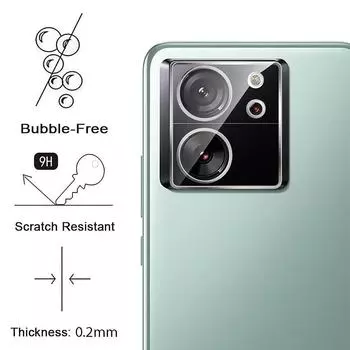 1 шт. Защитная пленка для объектива камеры Xiaomi 13T для пленочного объектива Pro Защитное стекло для камеры Le D3A2 3D integrated-For xiaomi13T