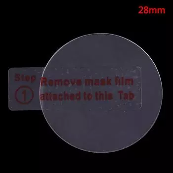 1 шт. Защитная пленка из закаленного стекла для круглых часов 28/30/34/35/36/37/38/40 мм 28mm