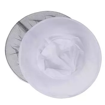 1 шт. Защитная шляпа пчеловода Анти-пчелиная Белая шляпа-сетка Комбо Шляпа пчеловода Маска-сетка от насекомых Защита пчеловодства Пчеловод