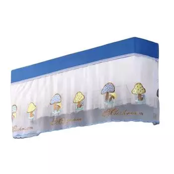 1 шт. Защитное кружево с цветочной вышивкой, прозрачное, все включено, установленное, моющееся, товары для дома 88cm