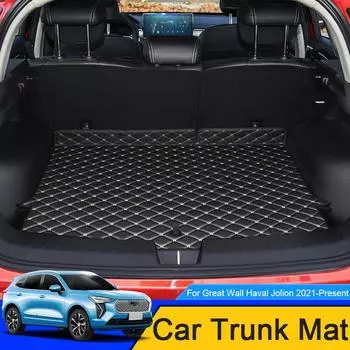1 шт. защитные коврики на багажник автомобиля для Great Wall Haval Jolion 2021-2025, водонепроницаемые, антигрязные, на заказ, автомобильные кожаные коврики, автомобильные аксессуары