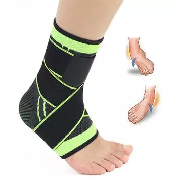 1 шт., защитный бандаж для футбольной лодыжки, компрессионный бандаж для баскетбольной лодыжки, нейлоновый ремень, защита лодыжки, аксессуар для тренажерного зала и фитнеса M