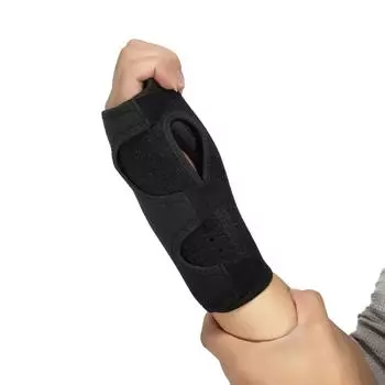 1 шт. Защитный бандаж для запястного канала, поддержка запястья во время сна, напульсник чёрный
