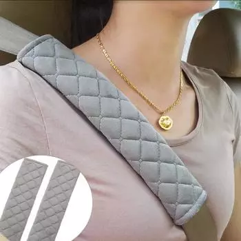 1 шт. Защитный чехол для ремня безопасности автомобиля, мягкий чехол для ремня безопасности, защита от удушения, ремень безопасности для взрослых и детей, аксессуары для салона автомобиля