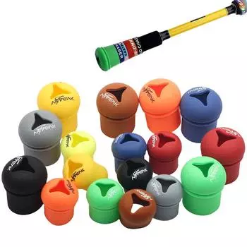 1 шт. защитный чехол для ручки удочки, случайный цвет, силикагель, защита дна удочки, аксессуары для снастей L